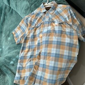 Howler brothers, short sleeve snap shirt
